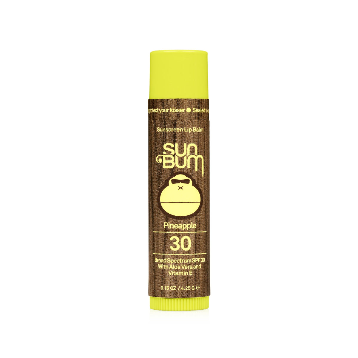 SPF 30 Sunscreen Lip Balm Pineapple 0.15 Oz