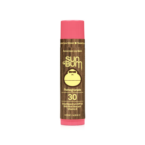 SPF 30 Sunscreen Lip Balm Pomegranate 0.15 Oz