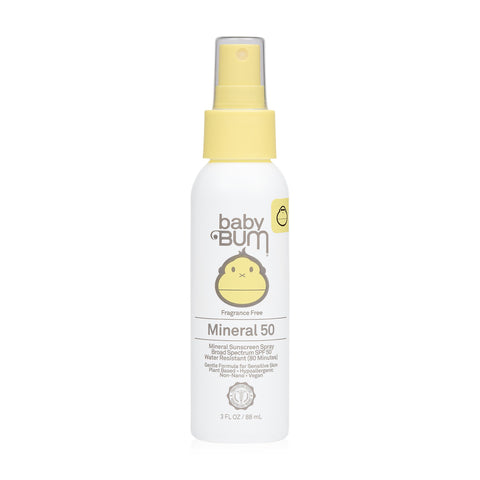 Baby Bum SPF 50 Mineral Sunscreen Spray 3 Oz