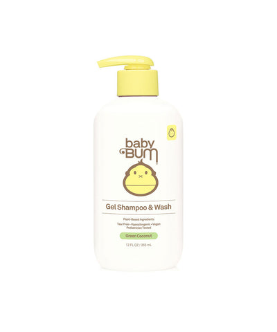 Baby Bum Gel Shampoo & Wash Green Coconut 12 Oz