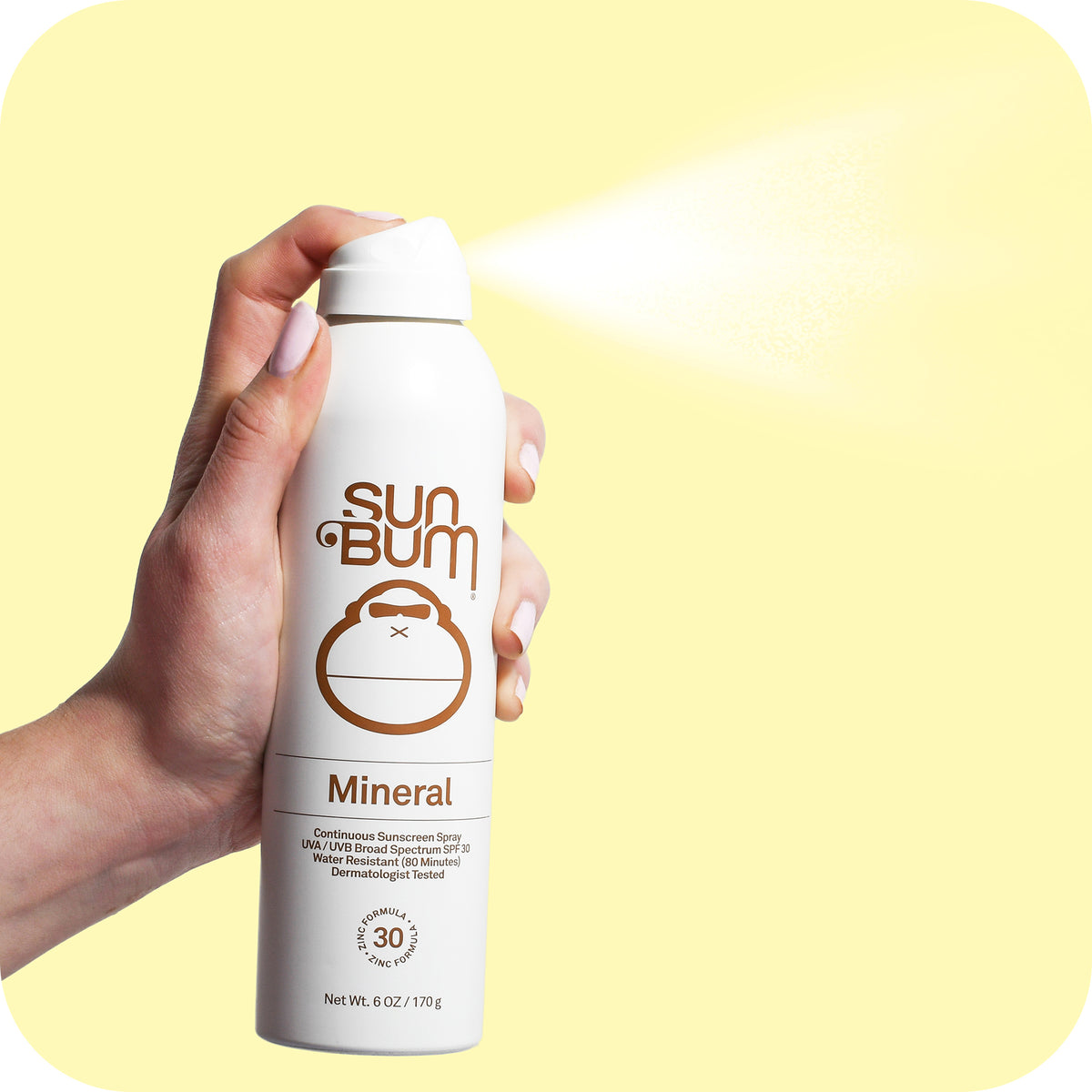 Mineral SPF 50 Sunscreen Spray 6 Oz