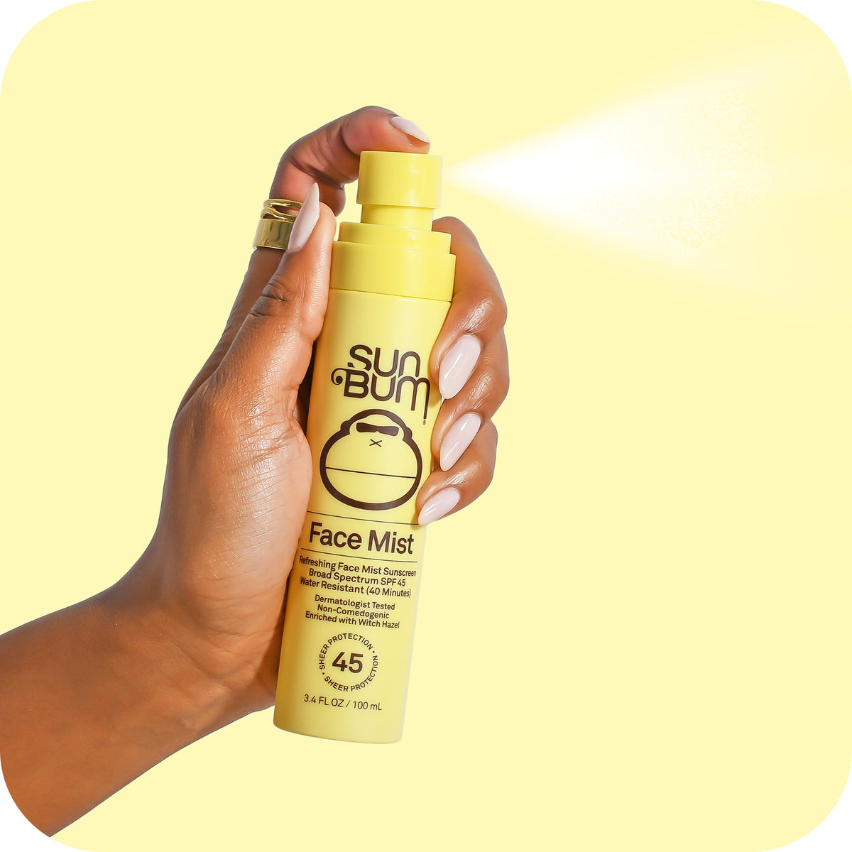 SPF 45 Sunscreen Face Mist 3.4 Oz