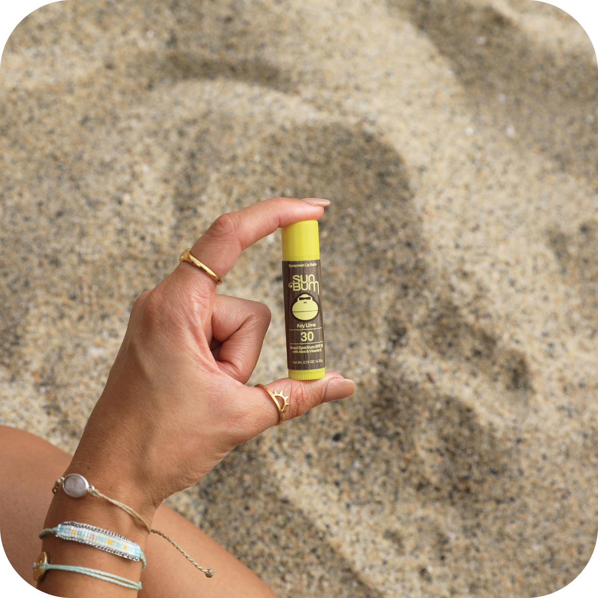 SPF 30 Sunscreen Lip Balm Key Lime 0.15 Oz